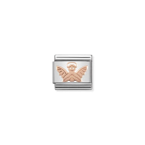 Nomination Composable Link Angel, 9K Rose Gold