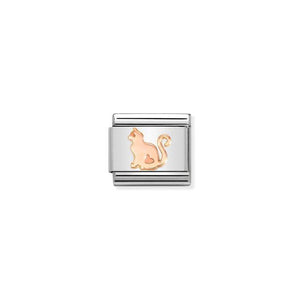 Nomination Composable Link Cat, 9K Rose Gold