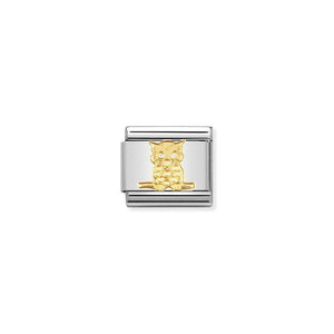 Nomination Composable Link Owl, 18K Gold